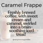 Caramel Frappe soy wax melt snap bar — additional product photo.
