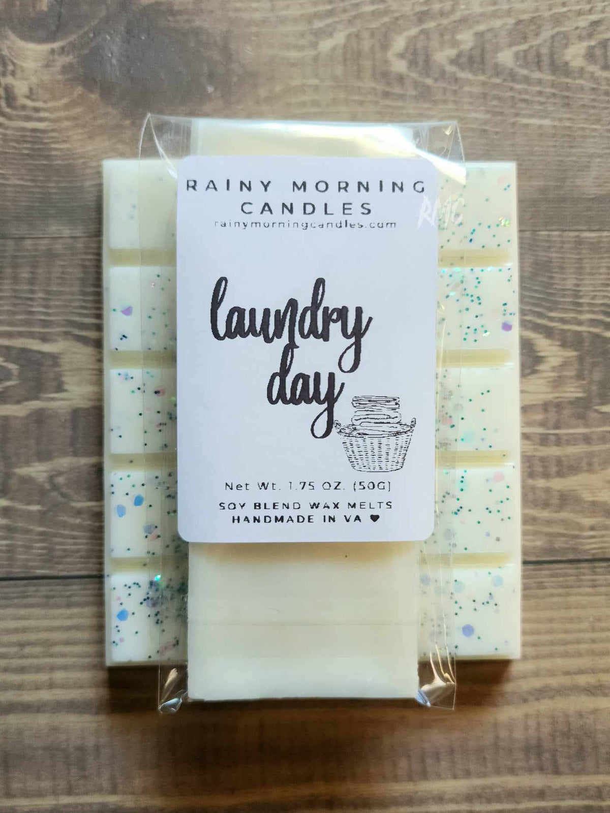 Laundry Day soy wax melt snap bar — additional product photo.