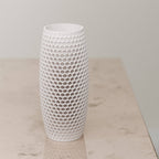 Modern Textured Vase | Honeycomb Collection