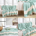 Throw Blanket |Turkish Cotton Blanket | Couch Throw