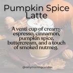 Pumpkin Spice Latte soy wax melt snap bar — additional product photo.