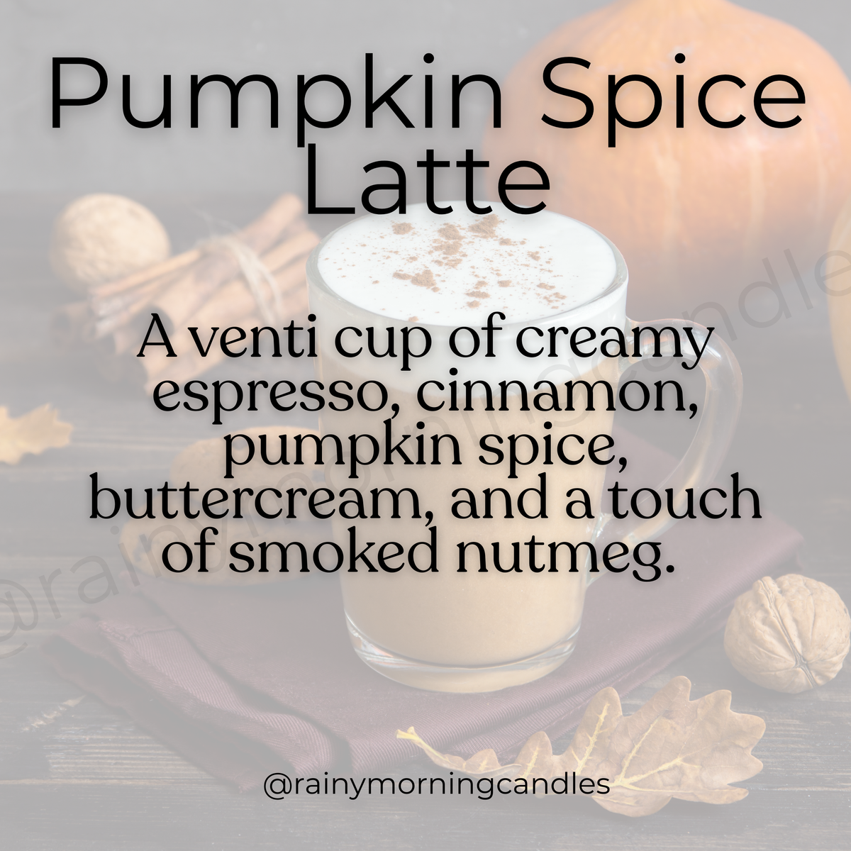 Pumpkin Spice Latte soy wax melt snap bar — additional product photo.