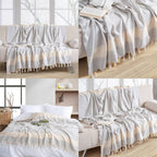 Throw Blanket |Turkish Cotton Blanket | Couch Throw