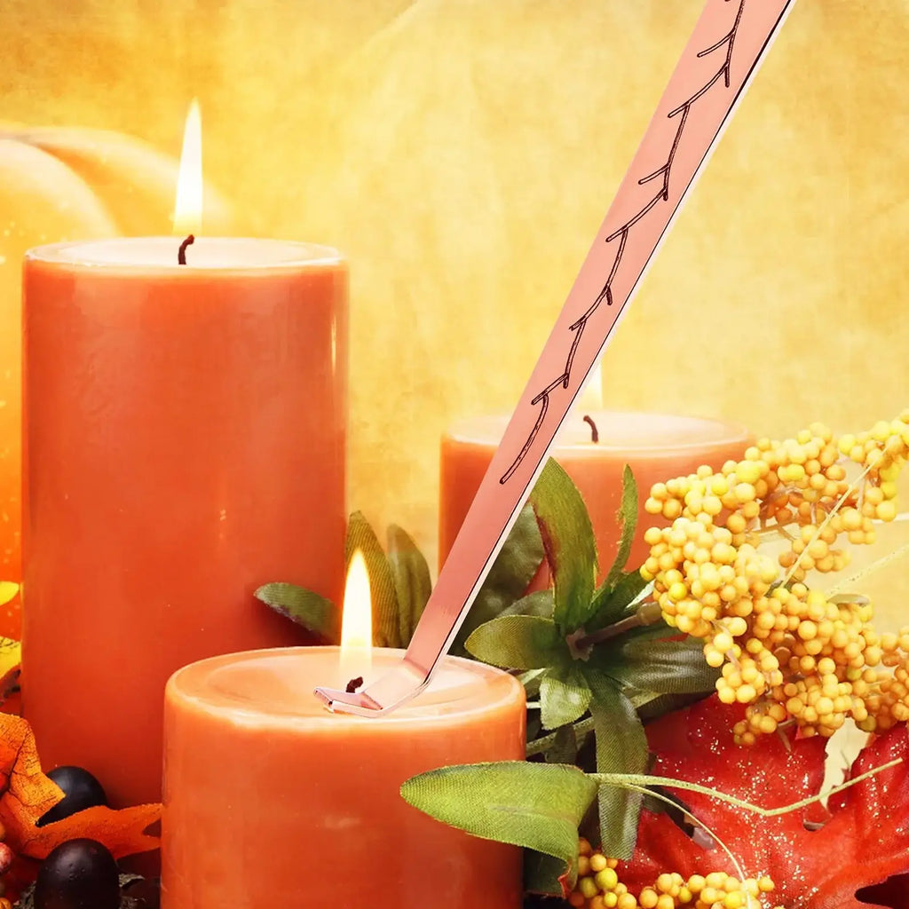 Candle Care Kit – Wick Trimmer, Snuffer & Dipper Set (Gold) - packaging