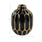 Abstract Ceramic Bud Vase – 8 in. Decorative Flower Vase | SOMA HOME