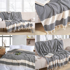 Throw Blanket |Turkish Cotton Blanket | Couch Throw
