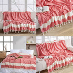 Throw Blanket |Turkish Cotton Blanket | Couch Throw