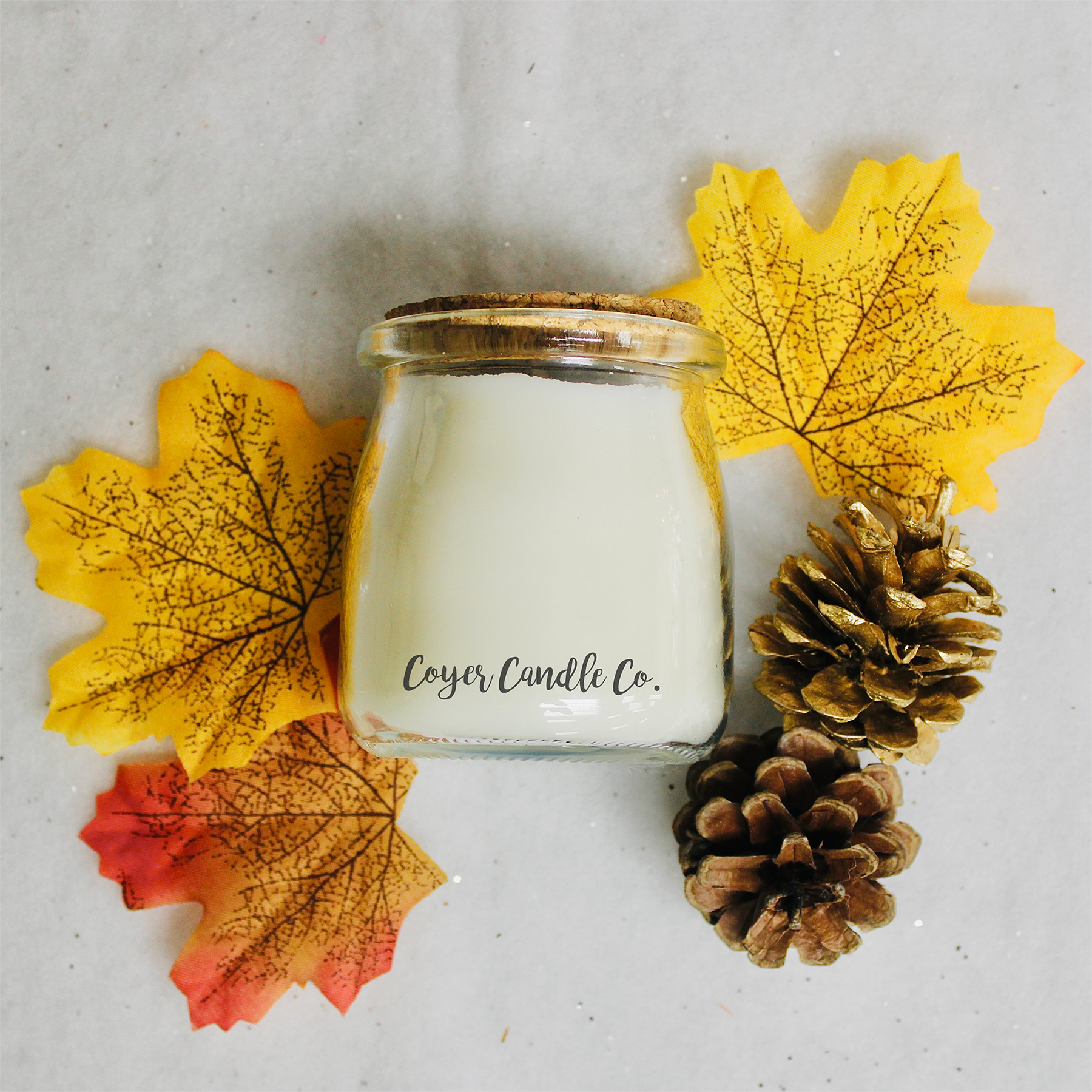 5 oz. Hand-Poured Soy Jar Candle – Fall Collection