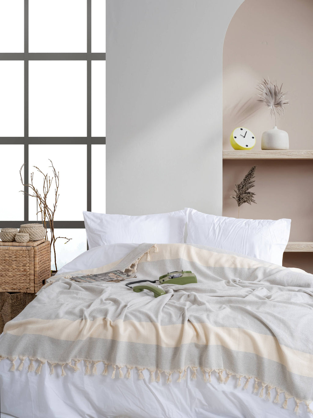 Throw Blanket |Turkish Cotton Blanket | Couch Throw