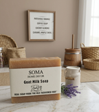 Goat Milk Artisan Bar Soap – Ultra-Nourishing & Gentle | SOMA HOME