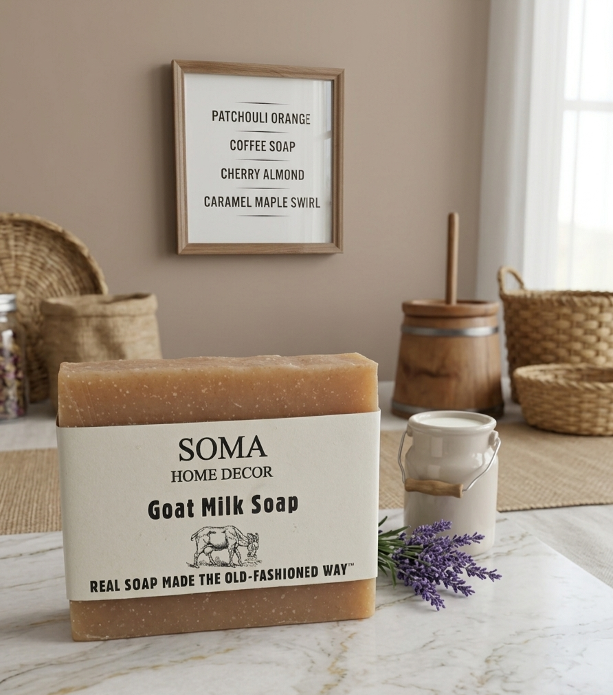 Goat Milk Artisan Bar Soap – Ultra-Nourishing & Gentle | SOMA HOME