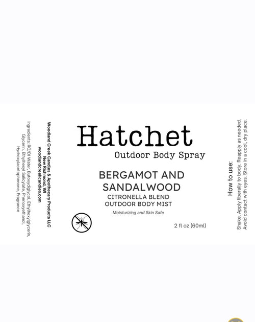 Outdoor body spray