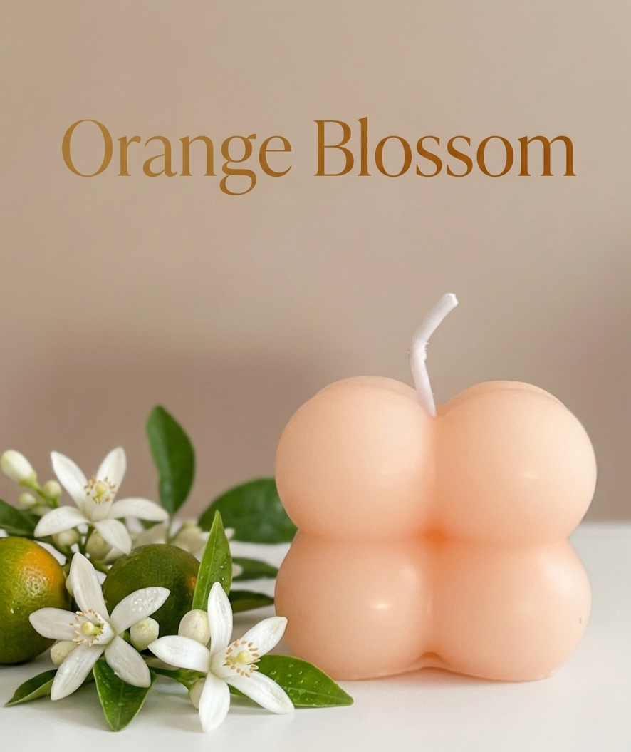 Aesthetic Geometric Bubble Soy Candle | SOMA HOME