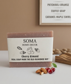 Cherry Almond Artisan Bar Soap – Nourishing & Sweetly Scented