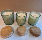 Desert Bloom Scented Jar Candle – 8 oz Soy Wax with Bamboo Lid | SOMA HOME