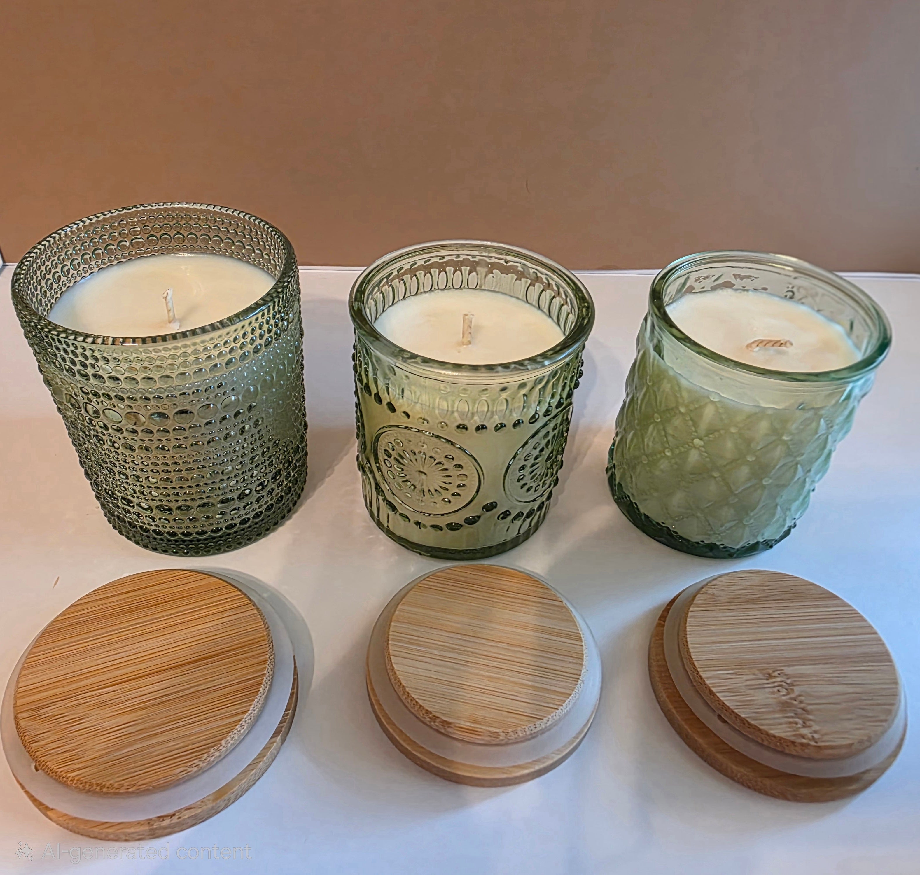Desert Bloom Scented Jar Candle – 8 oz Soy Wax with Bamboo Lid | SOMA HOME