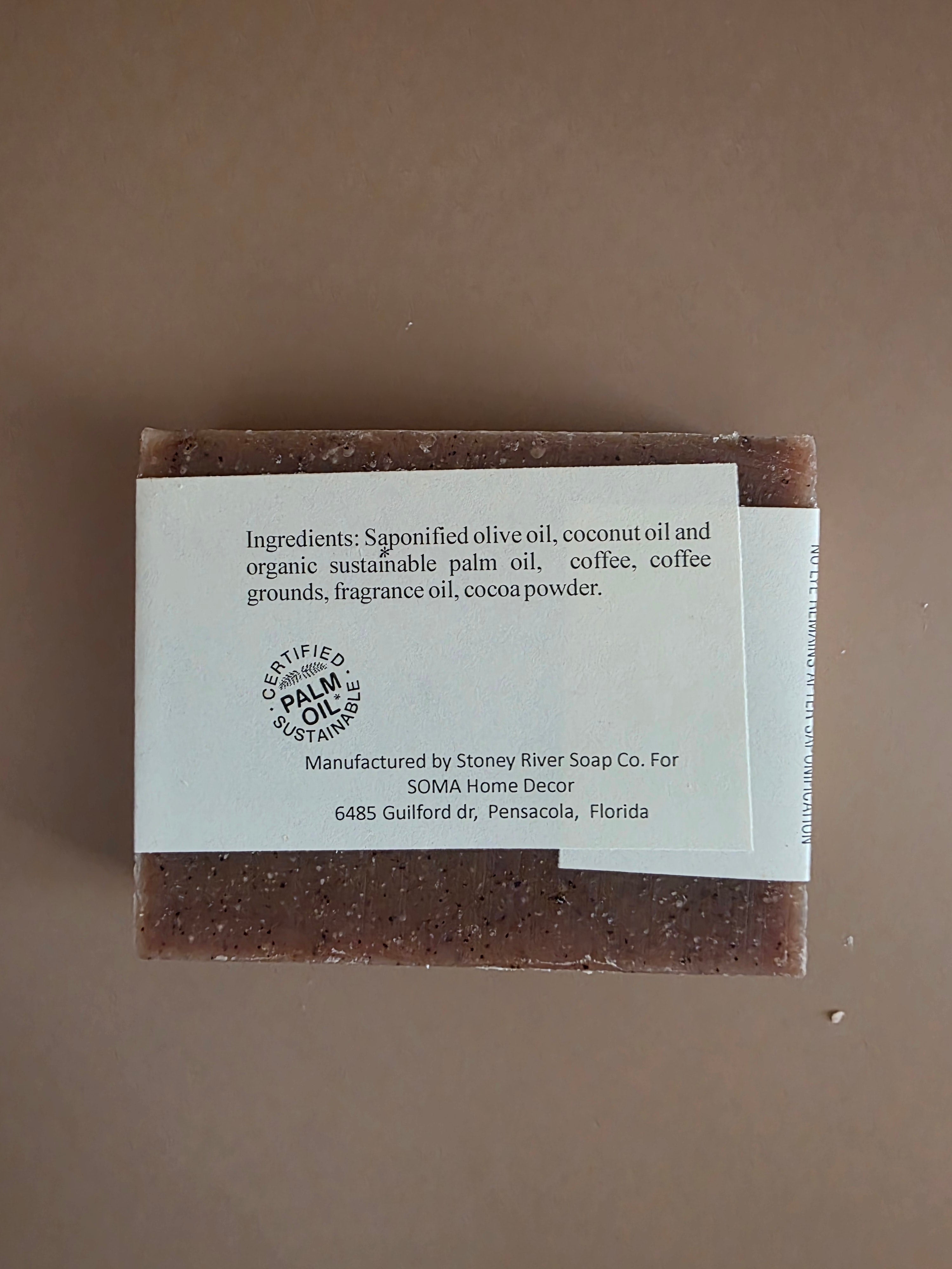 Coffee Artisan Bar Soap – Exfoliating & Energizing