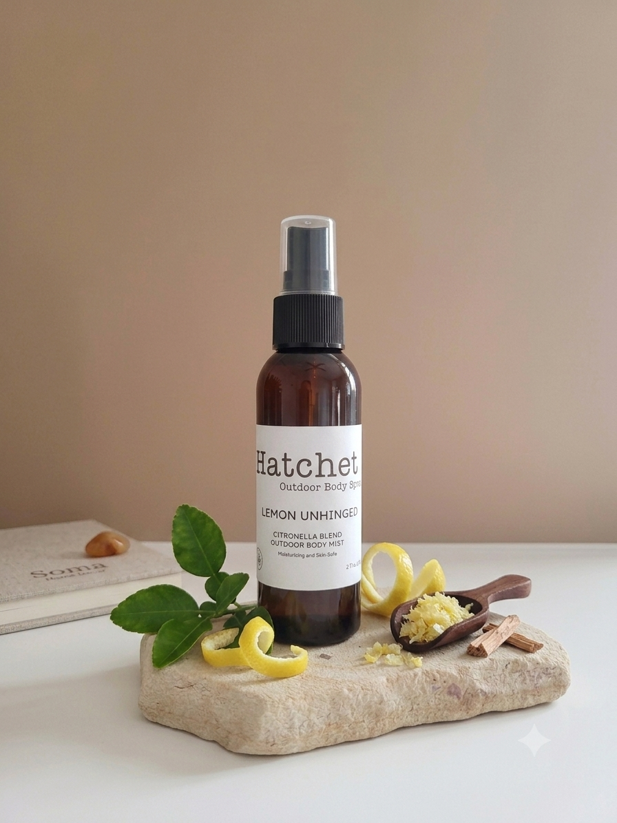 Lemon Unhinged.Outdoor body spray