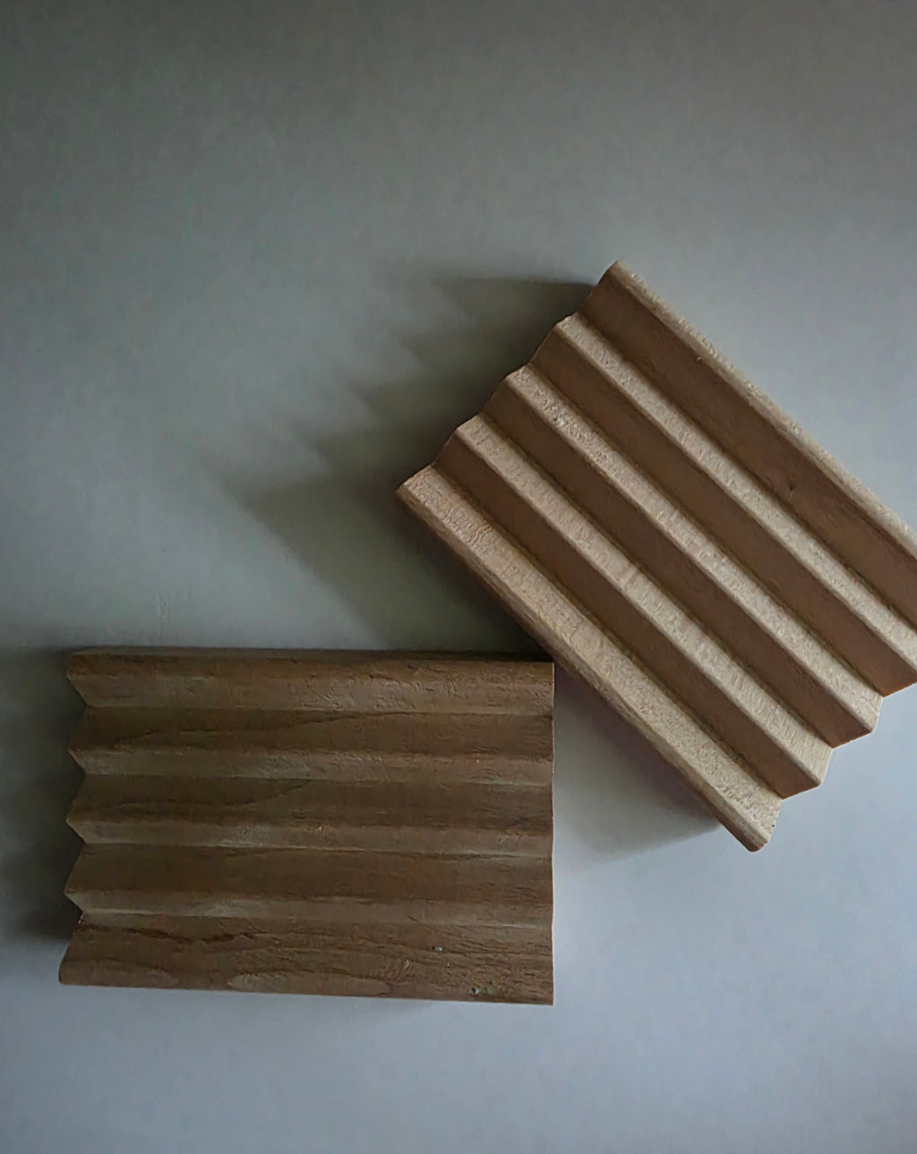BeechWood Zigzag Soap Dish