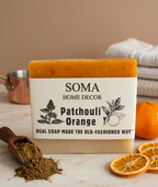 Patchouli Orange Artisan Bar Soap – Balancing & Refreshing